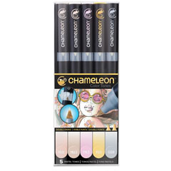 Сет фломастери Chameleon 5 бр - Pastel Tones