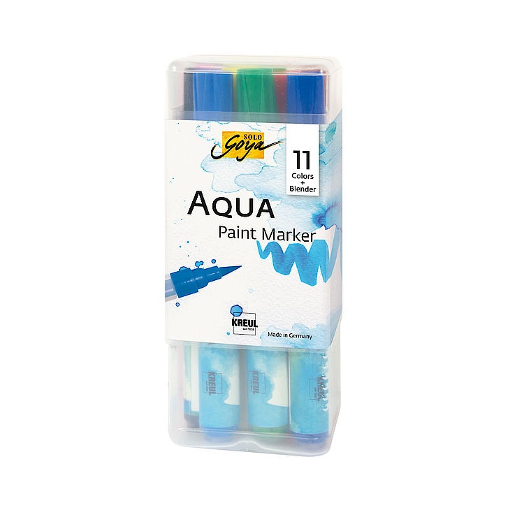 Сет акварел фломастери Aqua Solo Goya Powerpack - 11 + 1 бр