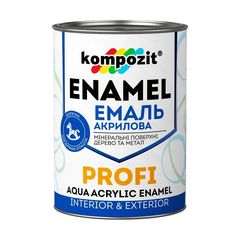 Акрилен емајл  KOMPOZIT PROFI Gloss 0,7 l - различни нијанси