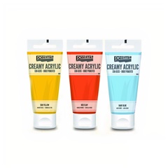 Кремаста полу-сјајна акрилна боја Pentart 200 ml - изберете нијанса 