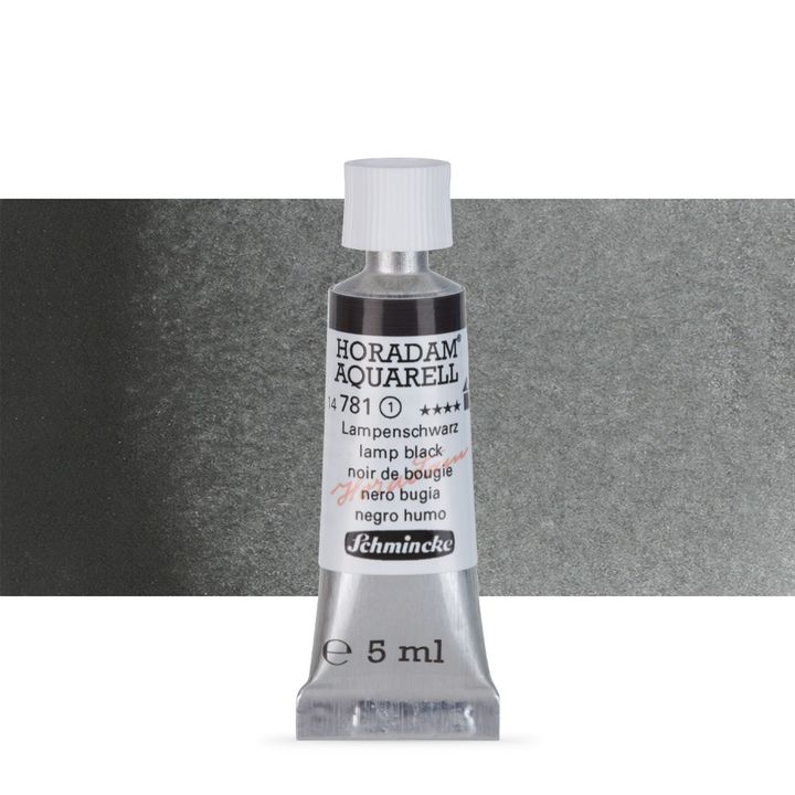 Акварел бои во туба Schmincke Horadam 5 ml | 781 Lamp Black Акварел бои во туба Schmincke Horadam 5 ml | 781 Lamp Black