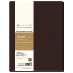 Artbook Strathmore Тонирана хартија Tan тврда корица | избери димензии