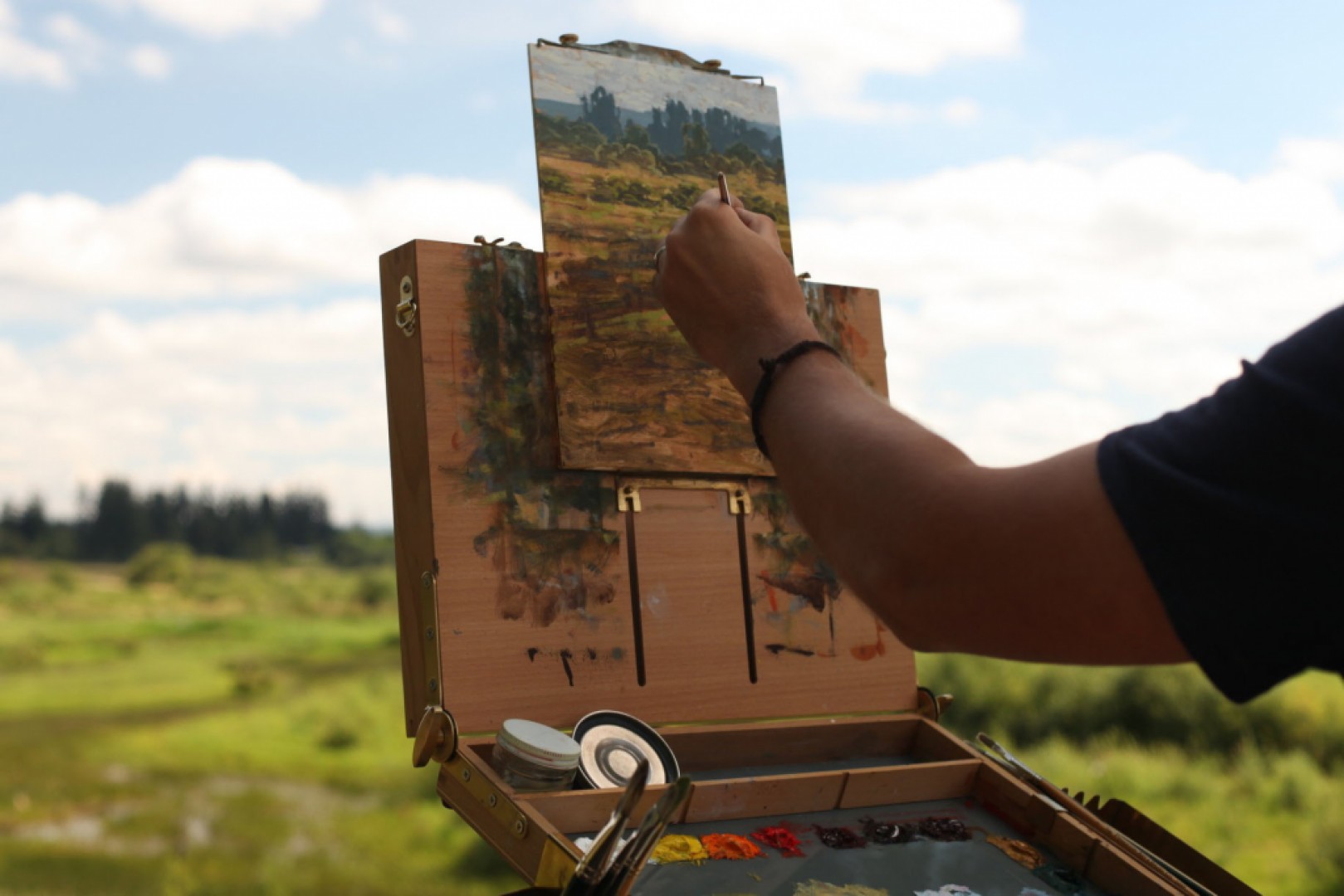 Дали сте слушнале за сликање En plein air ?