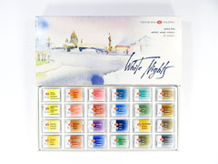 Сет професионални акварели White Nights - 24x2.5ml