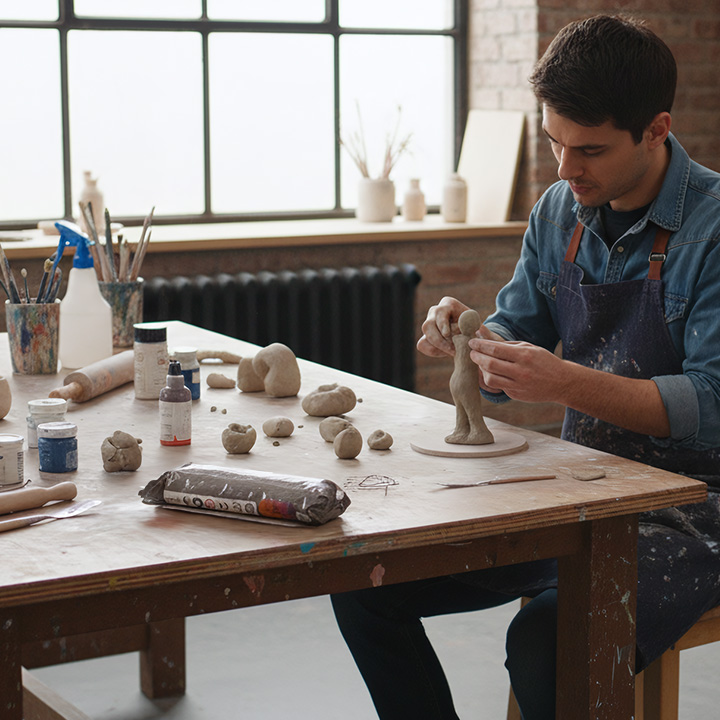 ARTMIE Clay with me Сет за моделирање глина 3x500гр