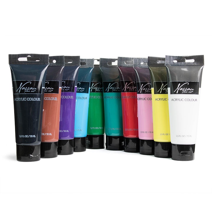 Акрилна боја на Nassau Fine Art во туба од 75 ml | разни нијанси