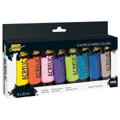 Акрилни бои Kreul Solo Goya / мешан сет 8 x 20 ml