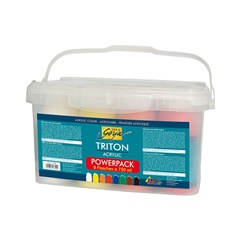 Акрилни бои Kreul Triton Liquid Powerpack / сет од 8 x 750 ml