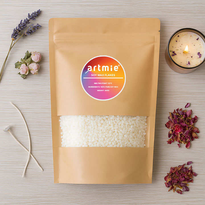 ARTMIE безмирозен соин восок за свеќи 400 г