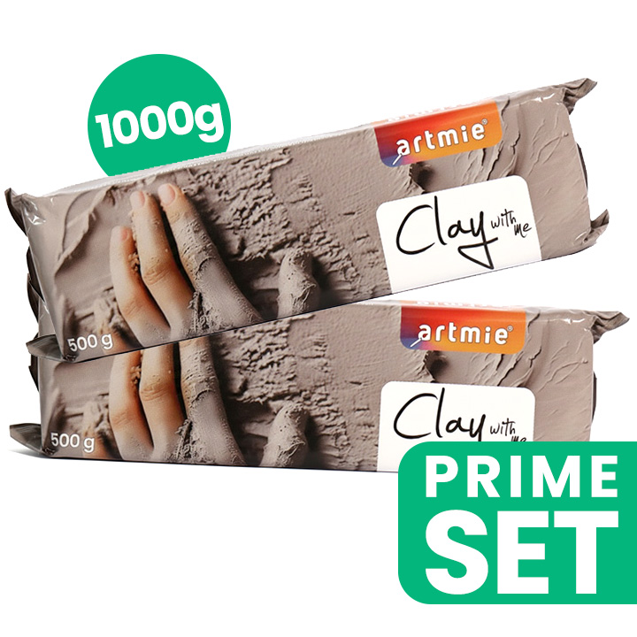 ARTMIE Clay with me Сет за моделирање глина 2x500гр