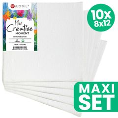 ARTMIE мини сет за сликање на платно - 10 парчиња