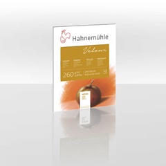 Блок од бели пастелни хартии HAHNEMÜHLE VELOUR | различни димензии