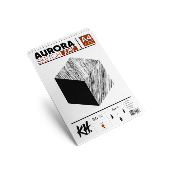 Блок за скицирање AURORA matt [120g] - 20 листови