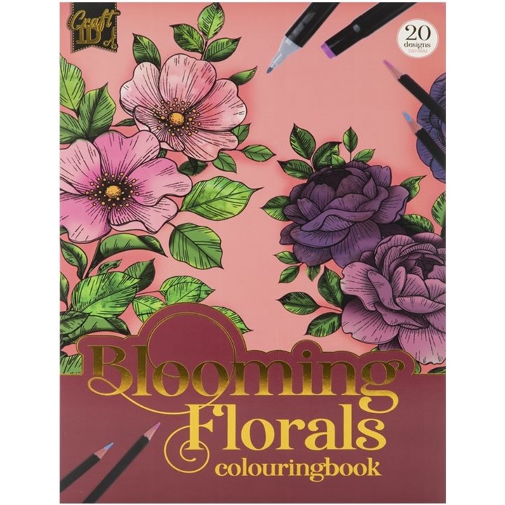 Боенка против стрес BLOOMING FLORALS 20 страници