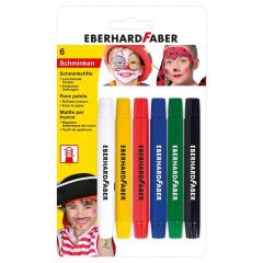 Бои за лице во молив  Eberhard Faber 6 парчиња - тенки | различни видови
