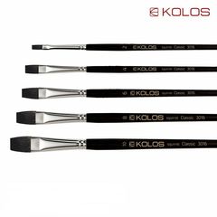 Четка за коса со рамна верверица, Kolos Classic 3016 | Различни големини