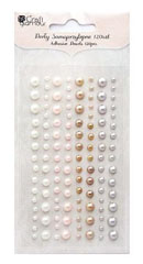 Декоративни перли Mocca Cream - 120 парчиња