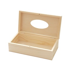 Дрвена кутија за салфетки 26x13.7x8 cm