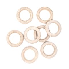 Дрвени прстени од макраме | Различни големини