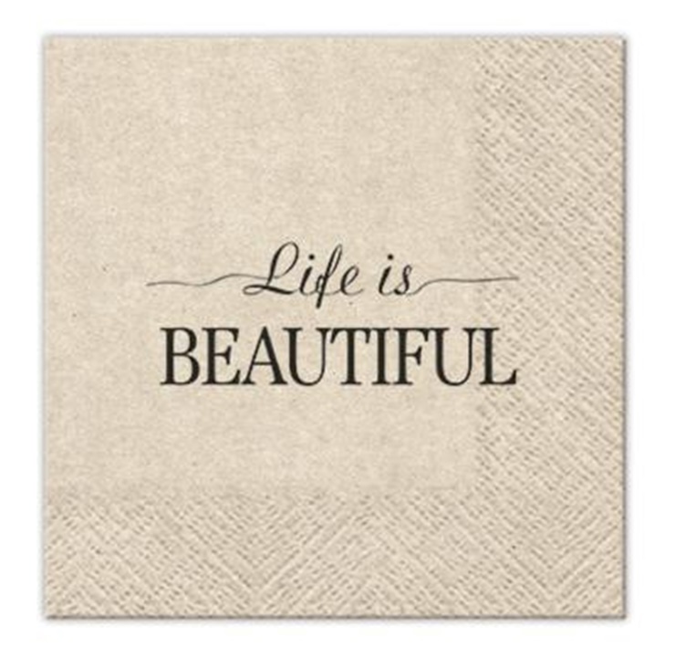 ЕКО Салфетки за декупаж Beautiful Life - 1 парче