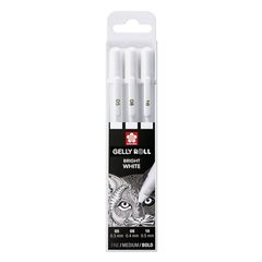 Гелни пенкала Sakura Gelly Roll bright white - 3 парчиња | избери варијанта