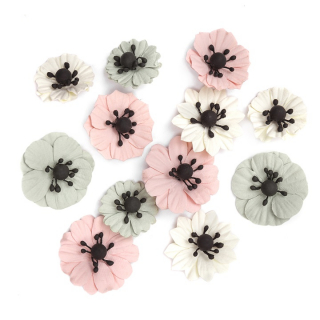 3D хартиени цветови Анемона - сет 12 парчиња