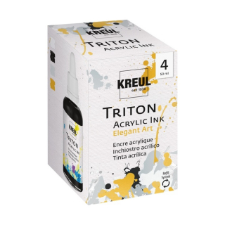 Акрилно мастило KREUL 50 ml - сет 4 парчиња