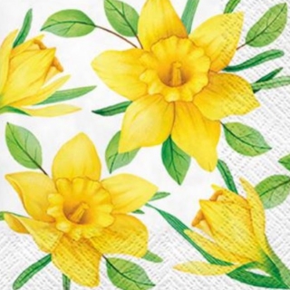 Салфетки за декупаж Daffodils in Bloom - 1 парче