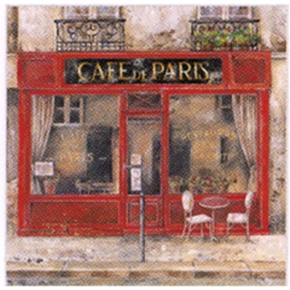 Салвети за ДЕКУПАЖ Cafe de Paris - 1 бр