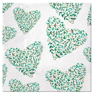 Салвети за ДЕКУПАЖ Floral Hearts - 1 бр