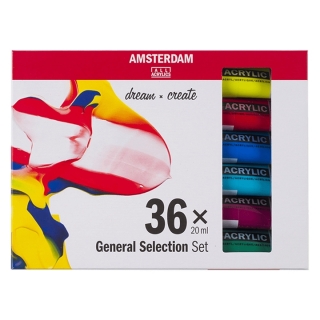 Сет акрилни бои AMSTERDAM dream and create 36 x 20 ml