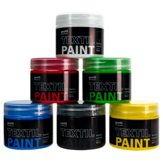 Сет бои за темни текстили Profil 6 x 50 ml
