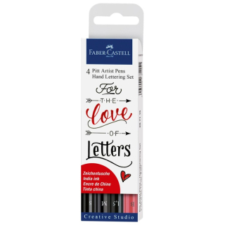 Сет PITT уметнички маркери Hand Lettering Love - 4 парчиња