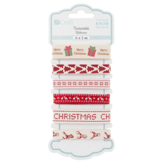 Украсна лента 6 парчиња | Scandi Christmas