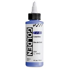 GOLDEN Акрилна боја со висок проток 118 ml | 8502 Cobalt Blue
