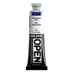 GOLDEN OPEN акрилна боја бавно се суши 59 ml | 7005 Anthraquinone blue