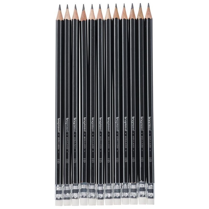 Графитни моливи Bruynzeel Holland / сет од 12 парчиња
