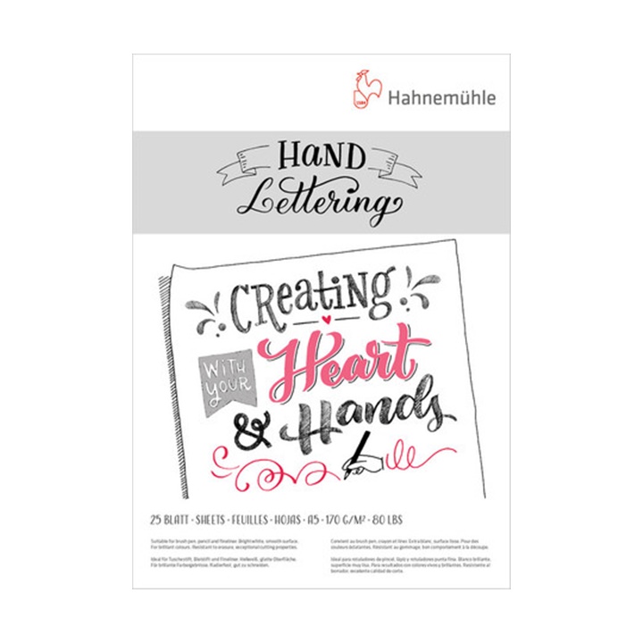 хартиена подлога HAHNEMÜHLE со HAND LETTERING | A5