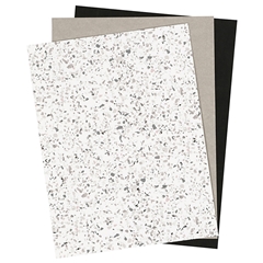 Хартија од вештачка кожа Monochrome - 3 листови, 1 пакување