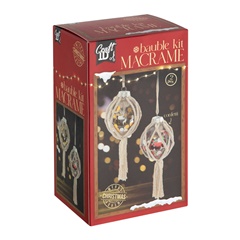 Комплет Macrame Bauble XMAS