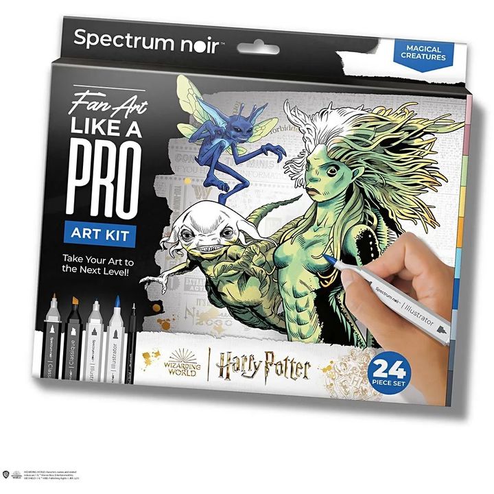 Комплет уметност за илустрација HARRY POTTER: MAGICAL CREATURES