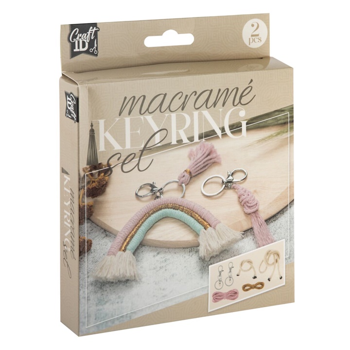 Комплет за приврзоци за клучеви Macramé