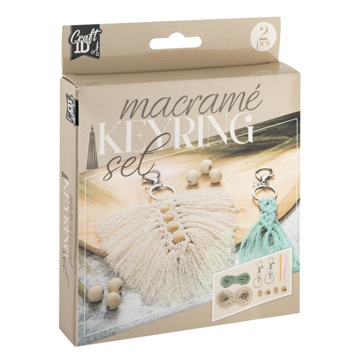 Комплет за занаети со приврзоци за клучеви Macramé