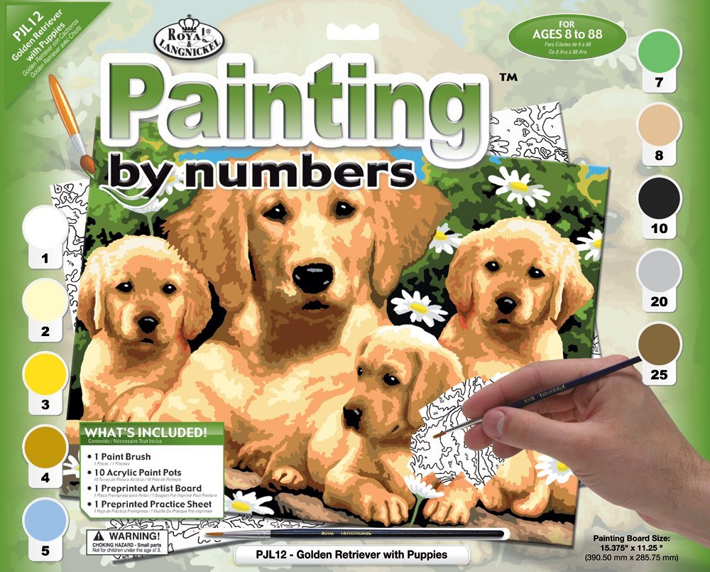Креативен сет за сликање A3 - кучиња