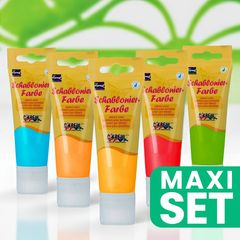 KREUL Комплет од 5 бои за шаблони - весели нијанси