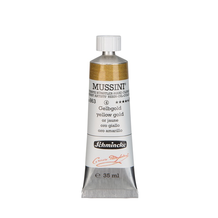 Маслени бои Schmincke MUSSINI 35 ml  | 863 yellow-gold
