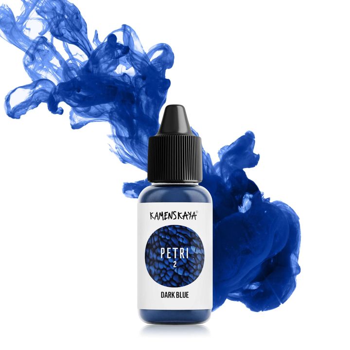 Мастила од смола KAMENSKAYA PETRI 15ml | Petri 2 dark blue