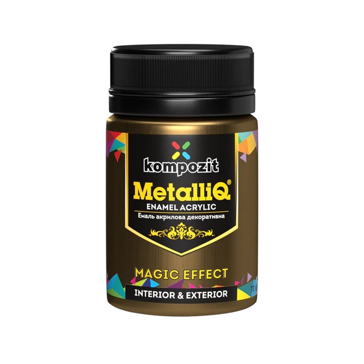 MetalliQ Kompozit акрилна боја со метален ефект 70гр | Различни нијанси