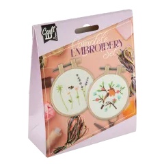 Мини сет за везење 2 парчиња Ø 8,5 см