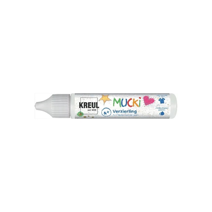 MUCKI Glitter Paint Пенкало 29 мл | White